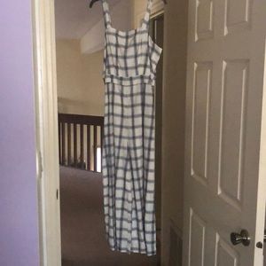 Plaid jumpsuit